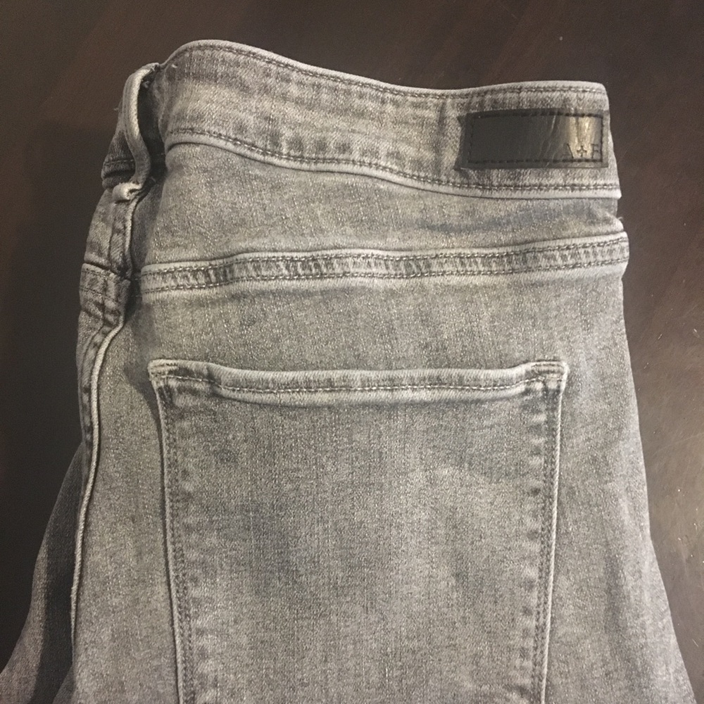 Grey Abercrombie & Fitch ripped jeans Sz 31 small